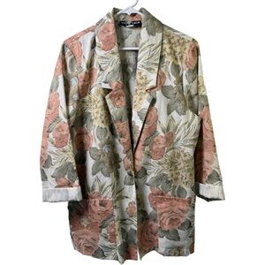 Sag Harbor vintage Floral Blazer